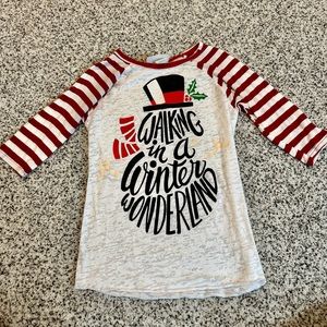Christmas half sleeve shirt